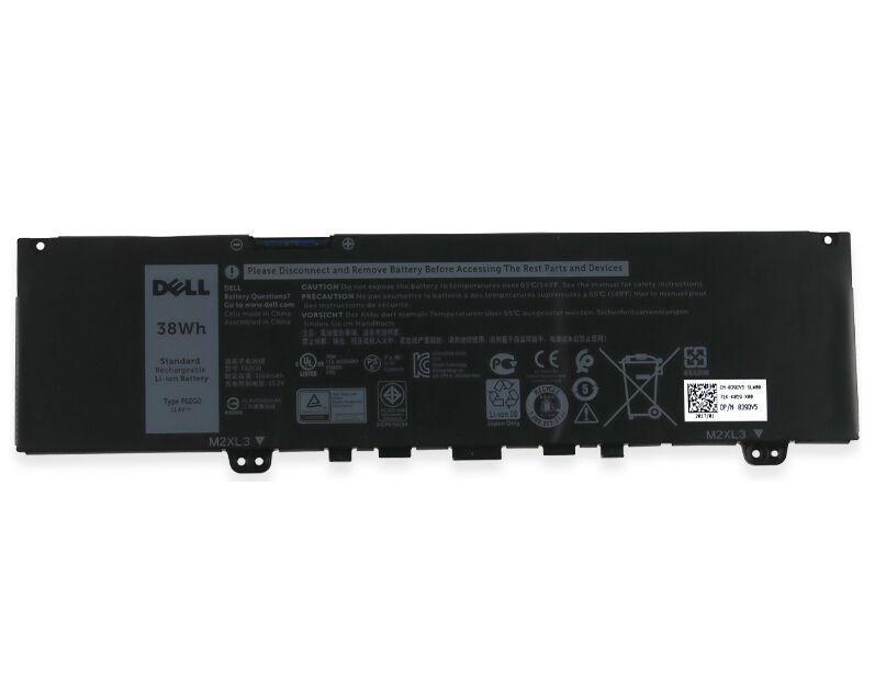 3166mAh 38Wh Dell 13 7386 2-in-1 Accu Batterij